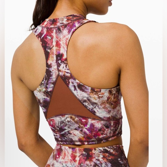 Lululemon Everlux and Mesh Cropped Tank Size 8 - Picture 1 of 7